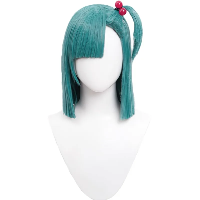 Anime Cosplay Blue Hair - Bulma Cosplay Wig Women Blue Green