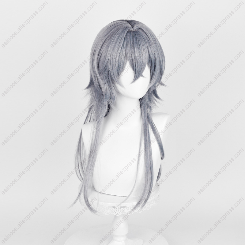 Arknights Logos Cosplay Wig 62 - Anime Cosplay Blue Hair 评论和价格