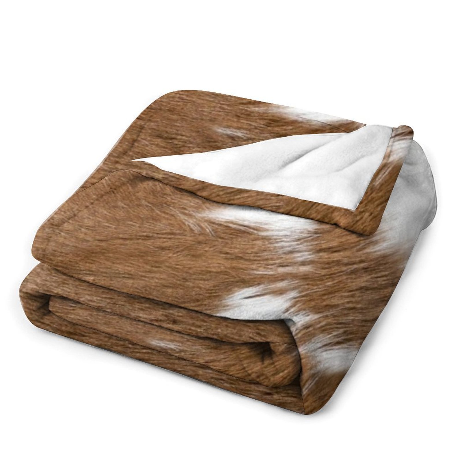 Cow Hide Brown & White Throw B - Anime Cosplay Idea 评论和价格