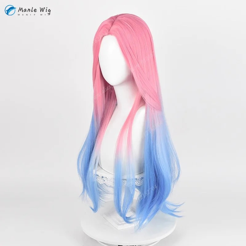 z;3,d'5,g\7/Mizi Wig Pink Blue - Anime Cosplay Blue Hair 评论和价格