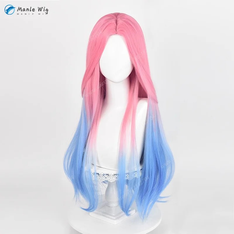 z;3,d'5,g\7/Mizi Wig Pink Blue - Anime Cosplay Blue Hair 评论和价格