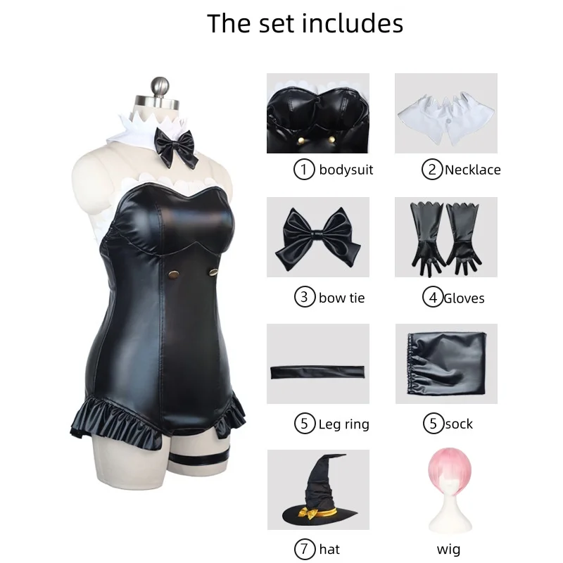 2026 Re:Zero Rem Cosplay Costu - Anime Cosplay Jumpsuit 评论和价格