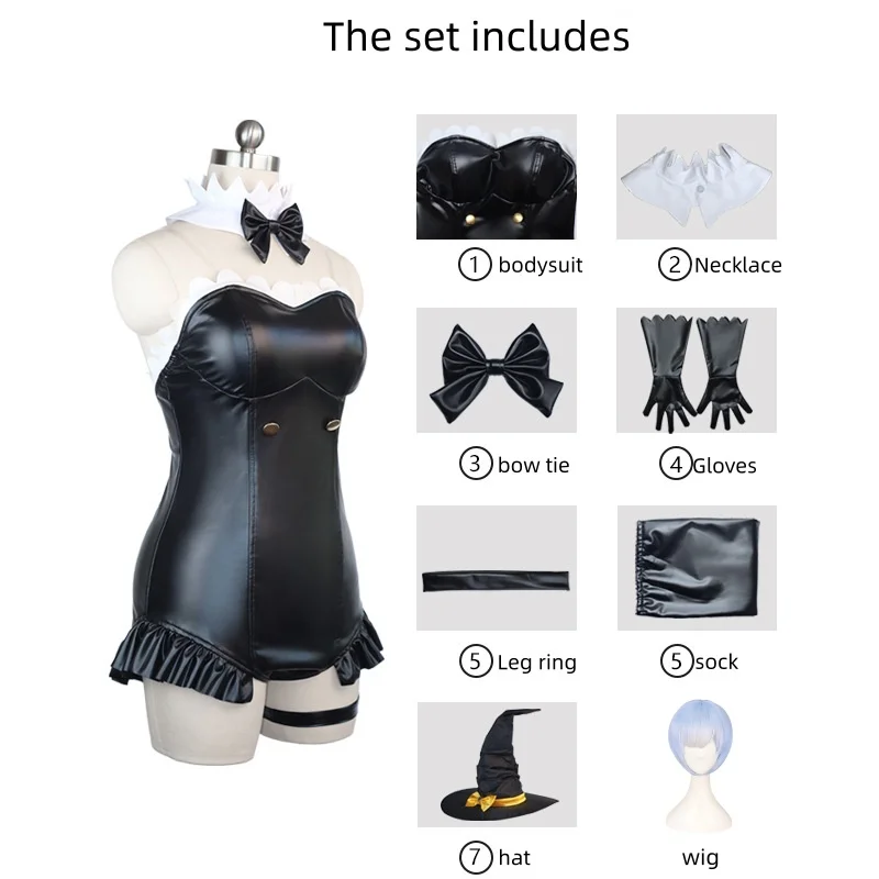 2026 Re:Zero Rem Cosplay Costu - Anime Cosplay Jumpsuit 评论和价格